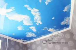 натяжной потолок небо цена