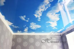 натяжные потолки небо
