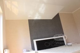 натяжные потолки на мансардном этаже