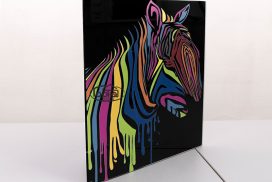 Фотодрук на лакобелі черному 4мм