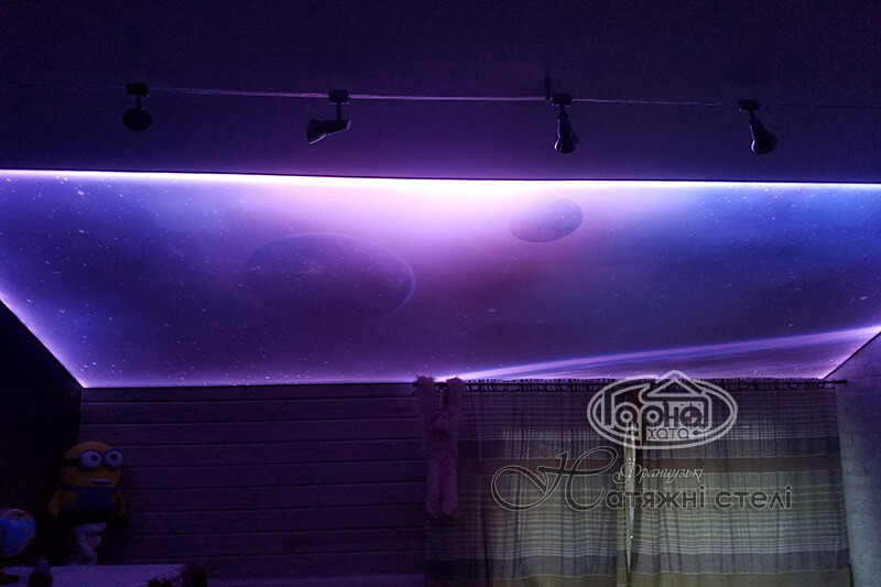 зоряне небо натяжна стеля Double Vision