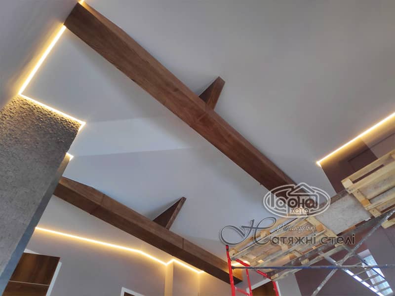 стелі з брусу