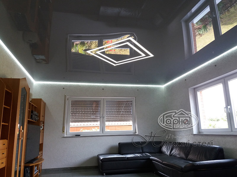 парящие натяжные потолки